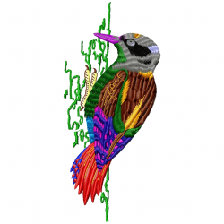 Small Birds Embroidery Design 7